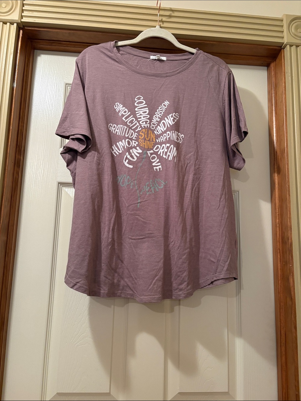 Maurices Mauve Short-Sleeve Graphic Tee